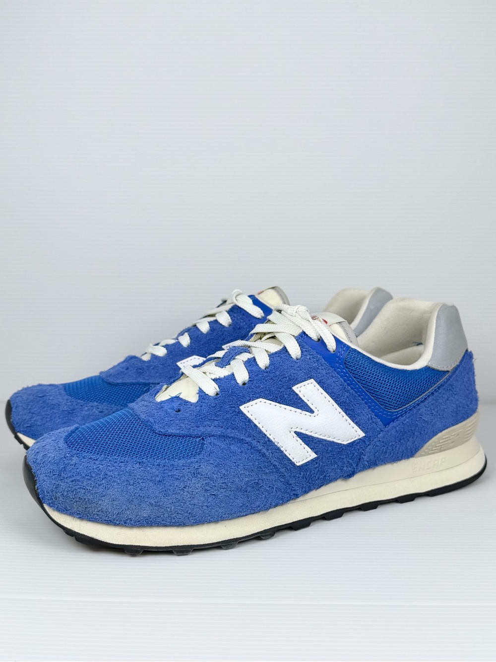 New Balance 574 Legacy U574WL2 Blue White Suede Sneakers Men’s Size 11